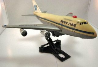Vintage Pan Am 747 Airplane Jet Toy N388SP Battery Operated 13 