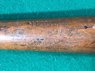 Vintage Hanna Batrite Goodman Style No.  TA Steel Temper Baseball Bat 1930’s 36” 2