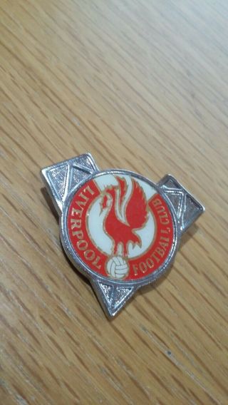 Vintage Liverpool Football Club Insert Pin Badge 1980s