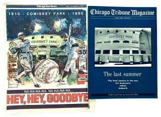 Chicago White Sox Old Comiskey Pk,  1910 - 1990,  The Last Summer -,  Ships