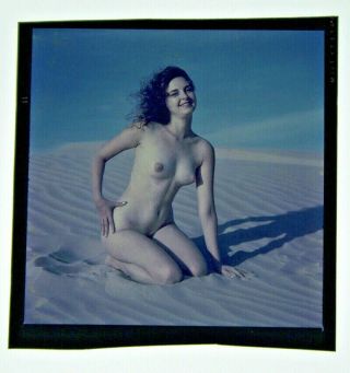 Bunny Yeager 1965 Color Transparency Pretty Nude Model Laura Taylor Texas Coast 2