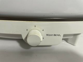 Vintage 4 Qt West Bend Slow Cooker - 3