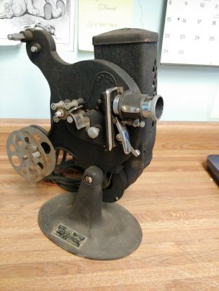 Antique 16 Mm Movie Cinema Projector Keystone Model D 64