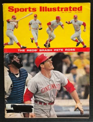 Sports Illustrated May 27 1968 Pete Rose Cincinnati Reds — Rose’s First Cover