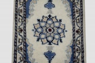 Floral Design Small Size Tiny 1 ' 4X2 ' 2 Handmade Nain Area Rug Oriental Carpet 3