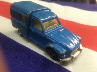 Vintage Majorette 235 Citroen Acadiane Blue 1:60 No Box