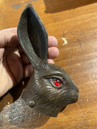 Antique Metal Rabbit Head Hare Bargain