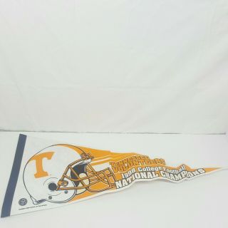 Vintage 1998 University Of Tennessee Vols Football 30in Pennant - Tag Express