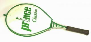 Vintage Prince Graphite Classic Tennis Racquet Mls 4 3/8 With Cover
