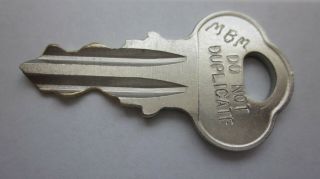 Parking,  Park - O - Meter,  Rockwell,  Magee - Hale,  Dual,  Top Key For Locks Stamped Mbm