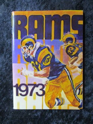 Vintage 1973 Los Angeles Rams Nfl Media Guide Jack Youngblood 1003