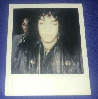 Vintage Paul Stanley Of Kiss Polaroid Picture W/o Make - Up Creatures