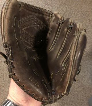 Vintage Ted Williams Baseball Glove Mitt Sears Roebuck 16154 Pro Style Pocket