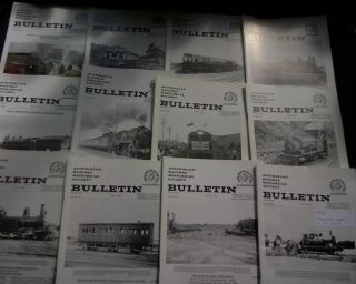 Australian Railway Historical Society Bulletin,  1981 Complete Year,  12 Issues
