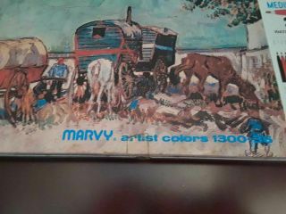 Vintage MARVY artist colors 1300 - 36 in tin case 2