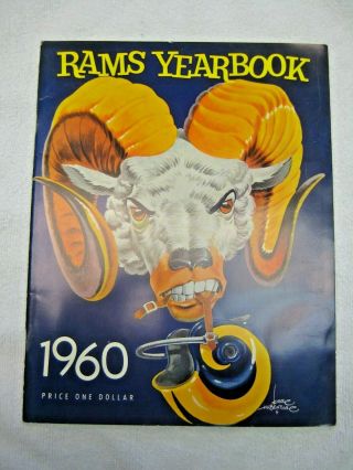 Vintage 1960 Los Angeles Rams Yearbook