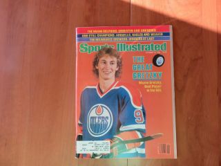 Wayne Gretzky Hockey Edmonton Oilers Sports Illustrated October 12,  1981