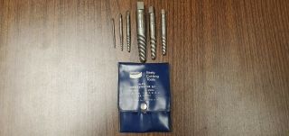 Vintage Besly Cutting Tools Bendix No.  031 Screw Extractor Set Sizes 1,  2,  3,  4,  5,  6