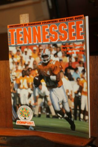University Of Tennessee Volunteers Vols Football Program 1993 Citrus Bowl Guide
