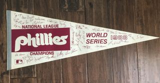 Vintage 1983 Philadelphia Phillies Nat.  League Champions World Series Pennant