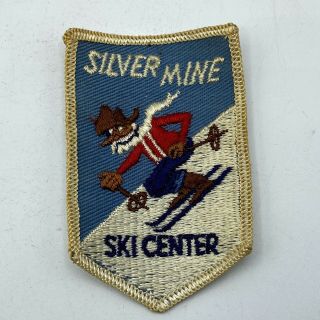 Vintage Silver Mine Ski Area Patch Woodbury Ny