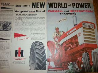 Vintage Farmall International Advertising - 560 Tractor - 1958