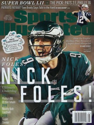 Sports Illustrated 2018 - Nick Foles - Philadelphia Eagles - Bowl Champions