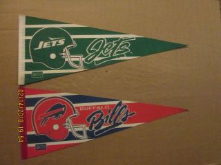 Nfl York Jets & Buffalo Bills Vintage 1990 