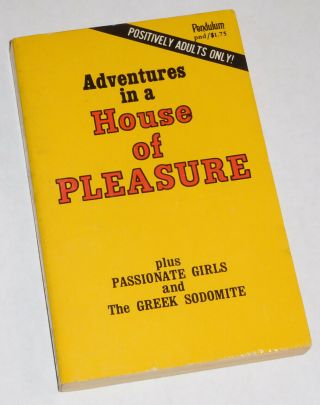 House Of Pleasure Vintage Pulp Sleaze Erotica Midnight Reader