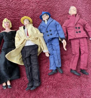 Vintage Dick Tracy,  Breathless,  Itchy,  Prunee 10 " Doll Figure Applause Disney