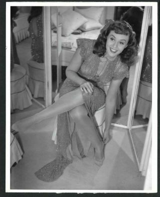 Paulette Goddard Actress Vintage 1941 Stunning Photo