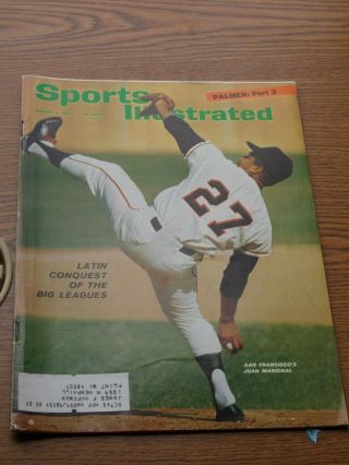 Sports Illustrated Aug 9 1965 Latin Conquest Of Big Leagues Juan Marichal