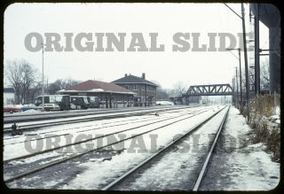 Orig 1974 Slide - Milwaukee Road Milw Depot La Crosse Wisconsin Railroad Station