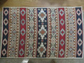 Vintage Woven Wall Tapestry Hanging Decor Or Accent Rug 42 " X67 " Large