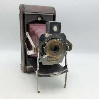 Antique Kodak No.  1 - A Model D Pocket Automatic Folding Bellows Camera Pat.  1908