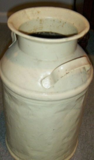Antique / Vintage Metal Milk Jug / Can