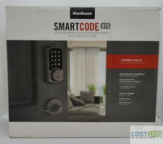 Kwikset Smartcode 915 Touchscreen Electronic Deadbolt Tustin Lever