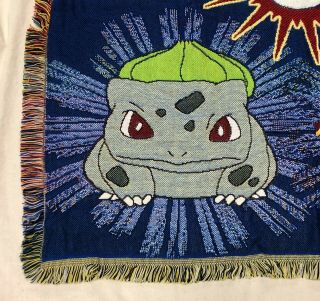 Vintage Pokemon Woven Tapestry Throw Blanket Northwest 58 