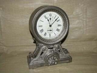Antique Seth Thomas  Long Alarm  Clock Parts Repair
