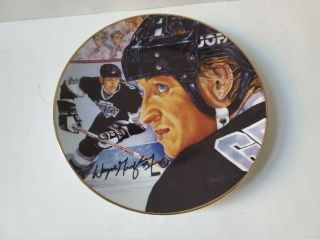 Nhl Wayne Gretzky Los Angeles Kings Gartlan Commemorative Ceramic Plate