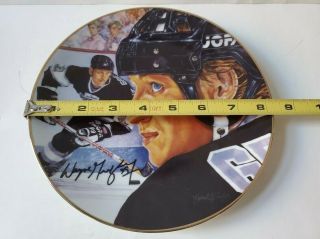 NHL WAYNE GRETZKY LOS ANGELES KINGS GARTLAN Commemorative CERAMIC PLATE 2