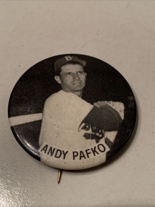 1940’s - 50’s Andy Pafko Brooklyn Dodgers Pm10 Pin