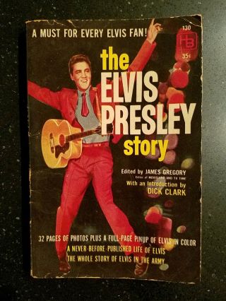 Vintage 1960 The Elvis Presley Story - James Gregory,  Dick Clark