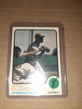 1973 Topps 50 Roberto Clemente Pittsburgh Pirates Hall Of Fame Vintage Baseball