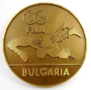 FILA WORLD WRESTLING CHAMPIONSHIP 1991 BULGARIA PARTICIPANT MEDAL RRR 3