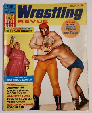 Wrestling Revue - Mighty Hercules Unmasked - June 1964