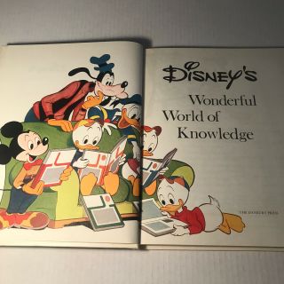 Disney ' s Wonderful World Of Knowledge Art Through The Ages 1973 Vintage HC Book 3