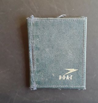 Vintage Boac Airline Memorabilia Collectable Items