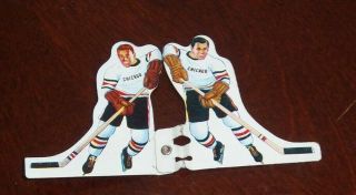 Munro Extra Attacker Chicago Black Hawks 1950 ' s - 60 ' Table top Hockey Game 2