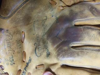Vintage Mickey Mantle Rawlings Mm5 Model Baseball Glove York Yankees Hof